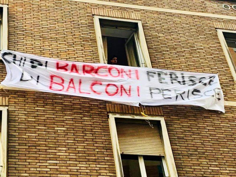 Evviva l’Italia dei balconi, che parla e si ribella (e che Salvini non può zittire) Balconi Italia Salvini