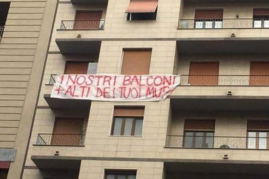 I balconi d'Italia contro Salvini