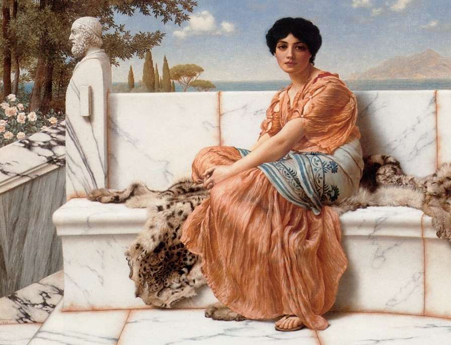Lesbo Saffo Alceo Lirica eolica Eteria Tíaso