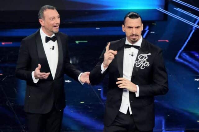 Ibrahimovic a Sanremo