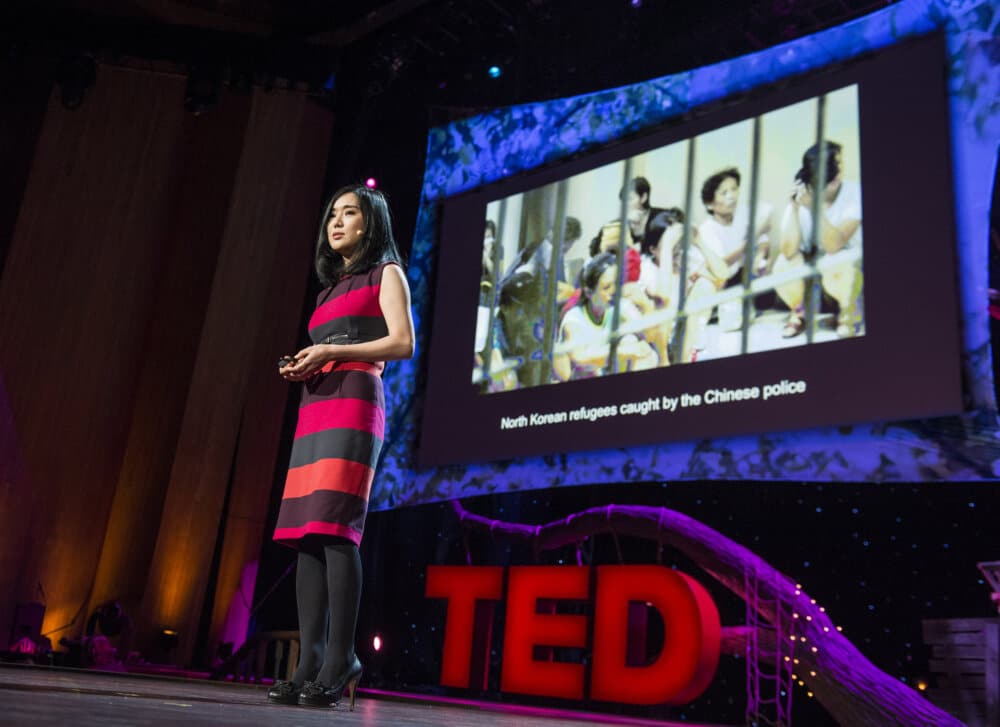 Hyeonseo Lee, una rifugiata nordcoreana, parla della sua esperienza sul palco di TED