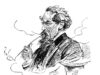 Mezzo busto di Charles Dickens, Alfred Bryan (1852-99).