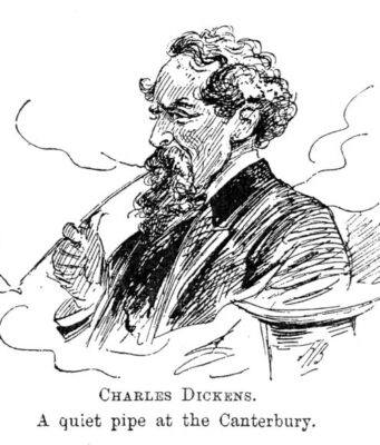 Mezzo busto di Charles Dickens, Alfred Bryan (1852-99).