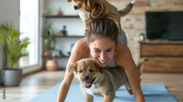 Puppy Yoga: l'ultima moda che coinvolge gli animali