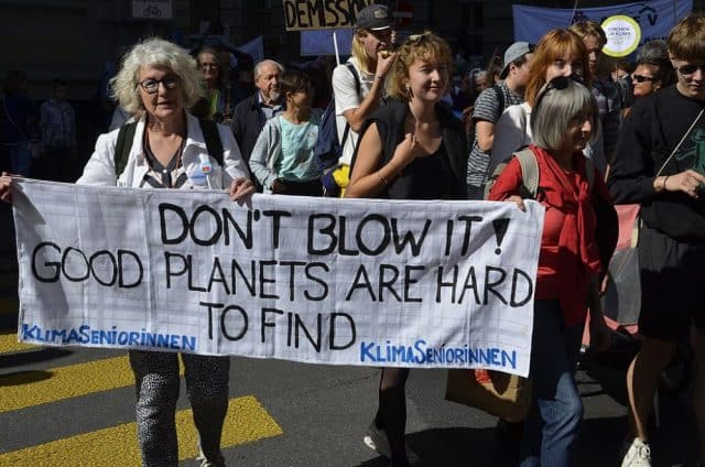 Klimademo_Bern_15 Le "Anziane per il clima" portano la Svizzera alla Corte Europea