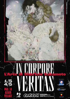 Locandina "In corpore veritas - L'arte di Shin'Ichi Sakamoto", Comicon 2025