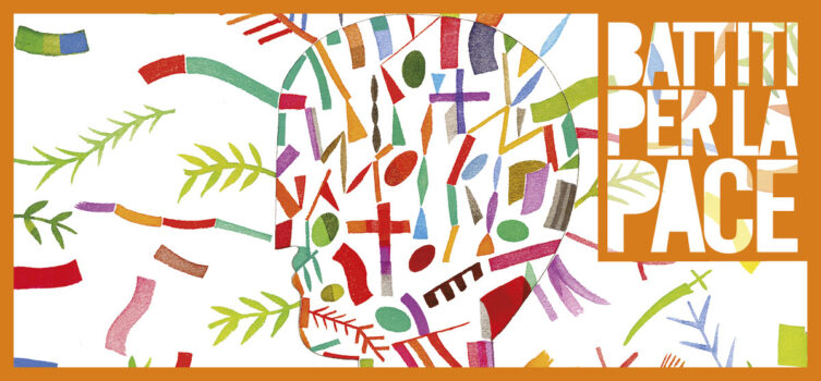 Locandina dell’evento “Battiti per la pace”