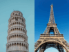 Torre di Pisa e Torre Eiffel