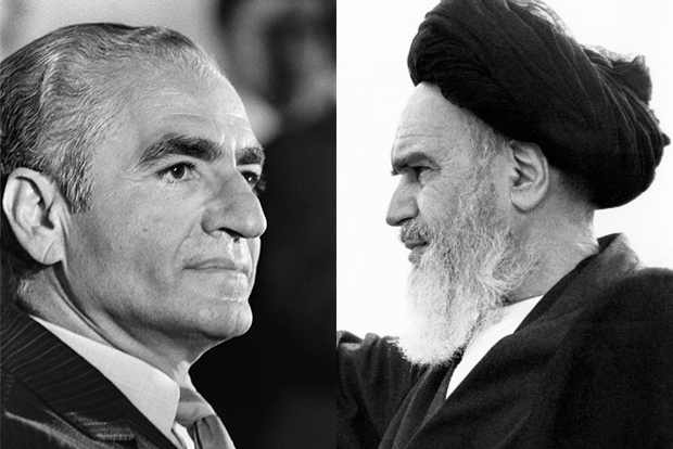 Lo Scià e l'Ayatollah dell'Iran Lo Scià e l'Ayatollah dell'Iran