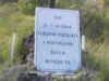 Luogo dell'eccidio della Benedicta presso l'Abbazia della Benedicta, a Bosio