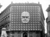 Palazzo Braschi nel 1934, Roma, 1934: la facciata di Palazzo Braschi, sede del Partito Nazionale Fascista